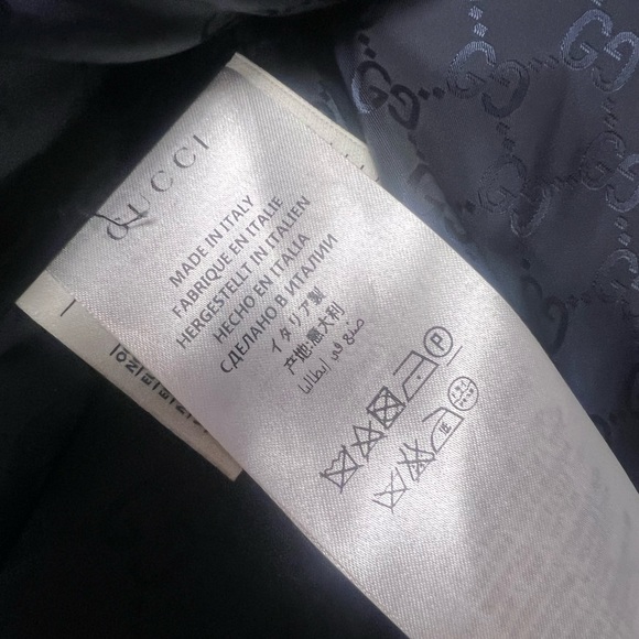 RARE Couture Runway Gucci Embellished Quilted Puffer Bomber Jacket Coat -Sz 40 - Picture 12 of 14